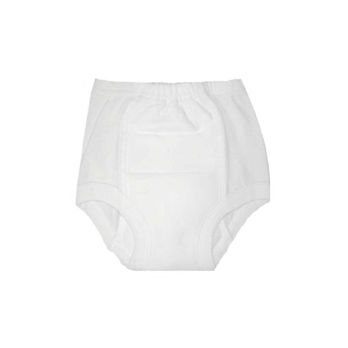 Rib Knit White Training Pants 2-Pack