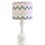Chevron Baby in Pink Lamp